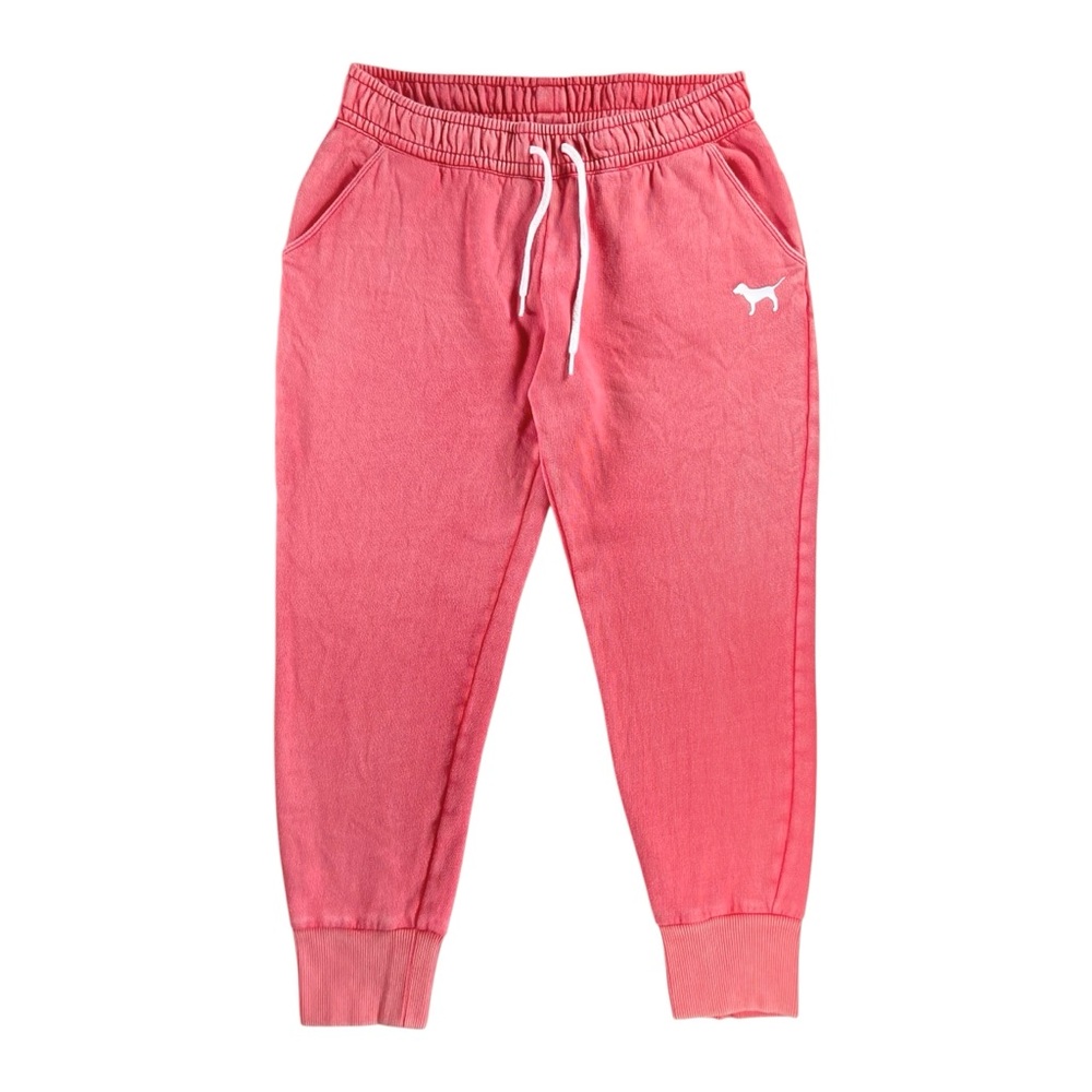 Pink Victorias Secret Sweatpants Womens Size Medium Vintage Y2K Red Pink Joggers
